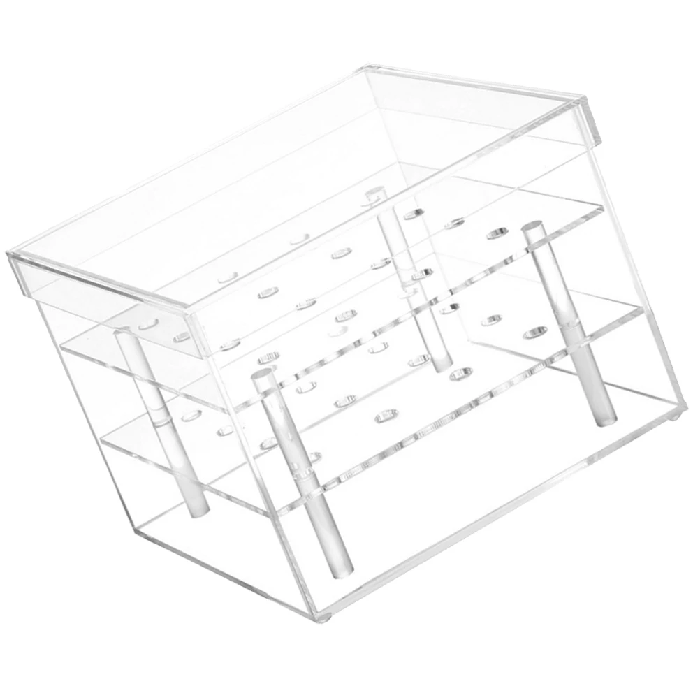

Acrylic Flower Transparent Square Container Preserved Clear Case Acrylic Flower Box for Wedding Birthday Gifts