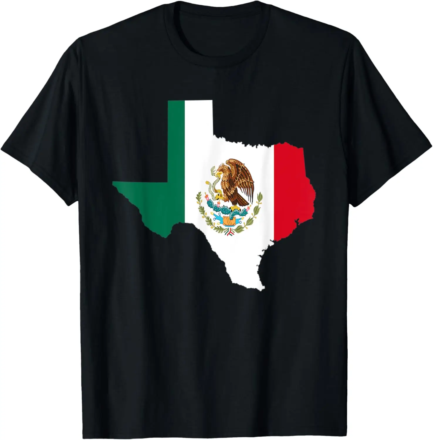 Texas Mexico Mexican Flag T-Shirt