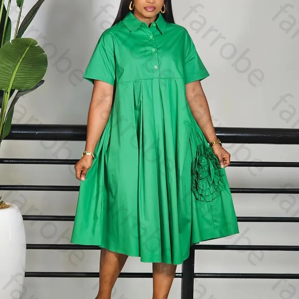 A-line Short Sleeves Evening Dresses Elegant 3D Flower Celebrity Dress Exquisite High Quality Prom Party Gowns Women Customized