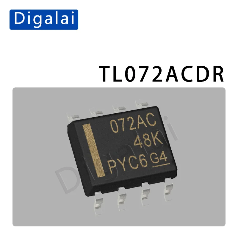 2 Buah Asli TL082ACDR TL032 TL081 TL071 TL052 TL072 TL061 TL062 SOIC8 FET Input Amplifier Operasional Chip 100% Baru