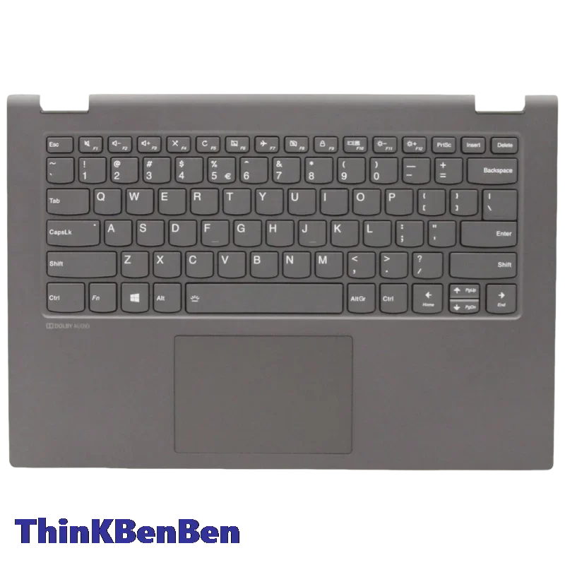 

Клавиатура с подсветкой (черная), верхняя часть корпуса (пальмрест) для Lenovo Ideapad Flex C340 14 API IWL IML 5CB0S17352