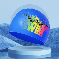 Swimming Cap Silicone Swim Caps Waterproof Elastic Swimming Hat Lightweight Comfortable Bathing Caps for Long Short Hair