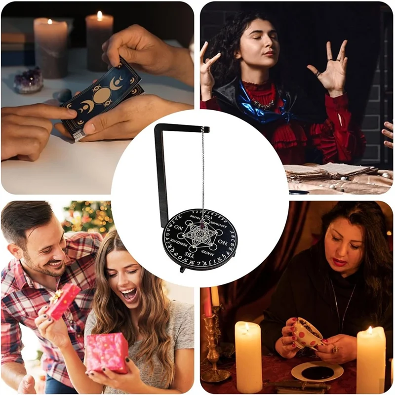 Espositore per pendolo ABAE, supporto per pendolo con pietre ornamentali, espositore in cristallo per gioielli, per la configurazione della lettura