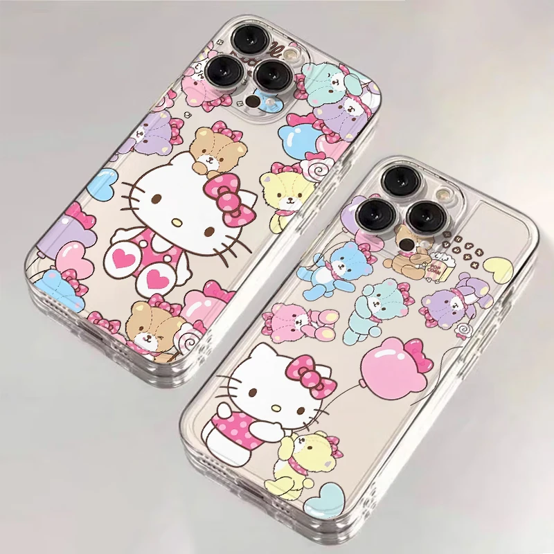 Bonita funda de teléfono Sanrio Hello Kitty suave para Honor 90 Lite X9a X8b X9b Y9 Prime 2019 X7b