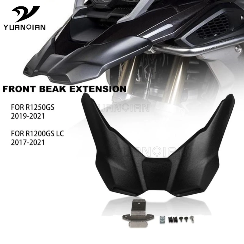 

R1250GS R 1250 GS 2019 2020 Front Wheel Fender Beak Extension Cover Extender Cowl Cover For BMW R 1200 GS LC R1200GS 2018 2019
