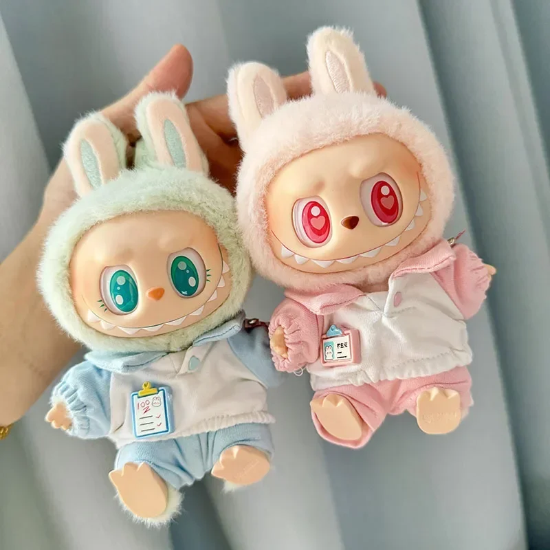 أفخم ملابس الدمى الزي اكسسوارات لكوريا Kpop Exo Labubu المعبود الدمى يجلس حفلة زي مدرسي دعوى الملابس هدية