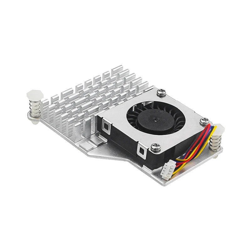 Raspberry Pi 5 Aktiver Kühler, Aluminium-Kühlkörper, PWM-geschwindigkeitsverstellbarer Lüfter, Schwarz, Silber, Blau, Kühlkörper für RPI 5 Pi5 – Detail 9