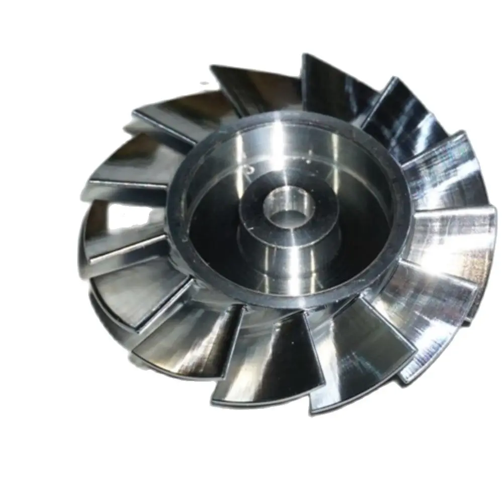 

CNC Machining High Precision 27 mm Level of 100000 RPM High Speed Aluminum Impeller fan Bypass fan Blade Impeller Aperture 3 mm