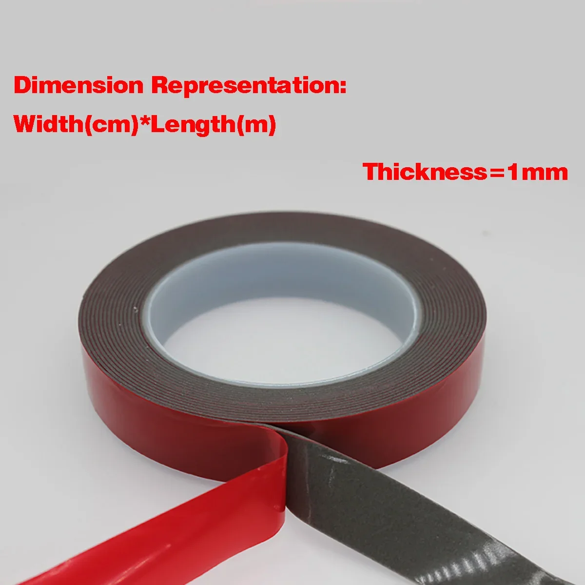 

Double-Sided Adhesive Gray Adhesive Strong Waterproof Car / 1mm Thick Tensile Strength / High Temperature Double-Sided Tape