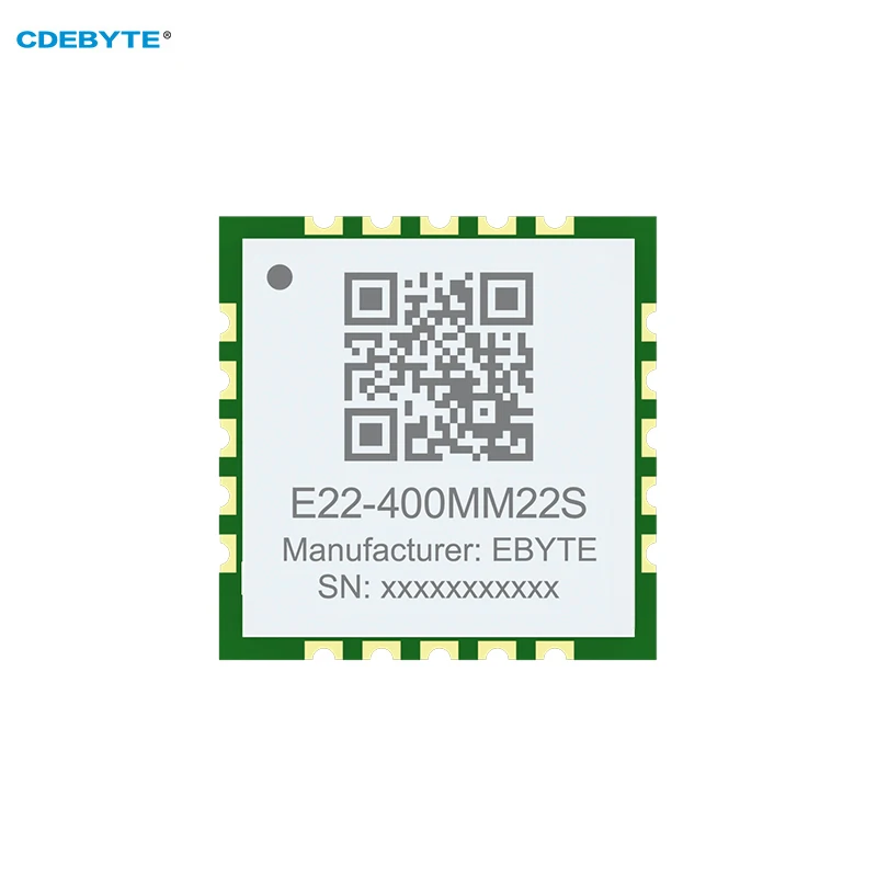 SX1268 LoRa Module 433MHz CDEBYTE E22-400MM22S Ultra-Small Size 21.5dBm 7KM SMD RF Transceiver Module