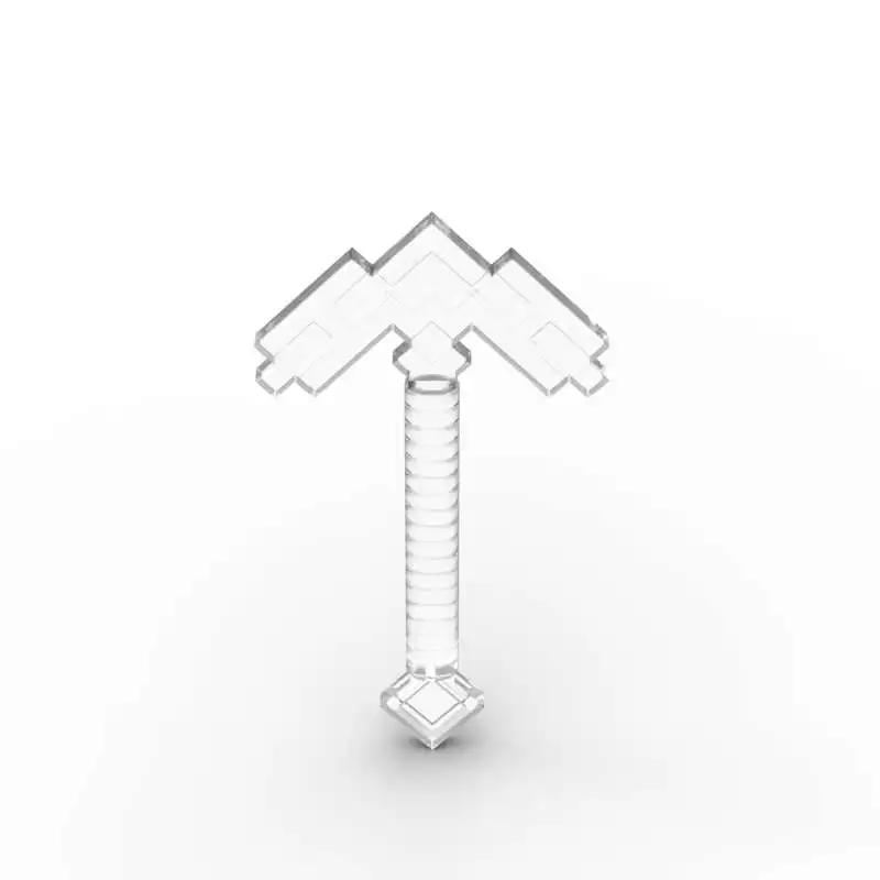 MOC 10PCS 파트 브릭스 18789 도구 곡괭이 픽셀 블록 호미 도끼 세트 DIY 조립 입자 어린이 생일 선물