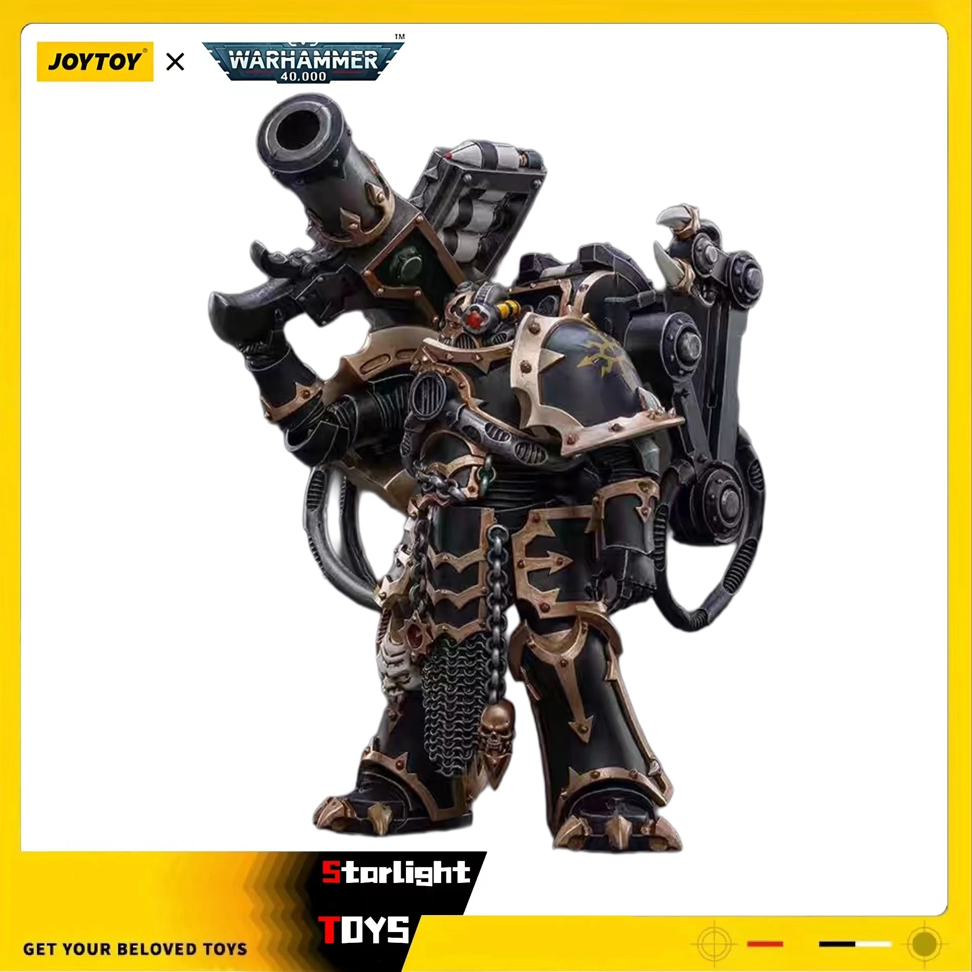

JOYTOY 1/18 Action Figure Warhammer 40K Chaos Space Marines Black Legion Havocs Marine 05 Model Toy Gifts