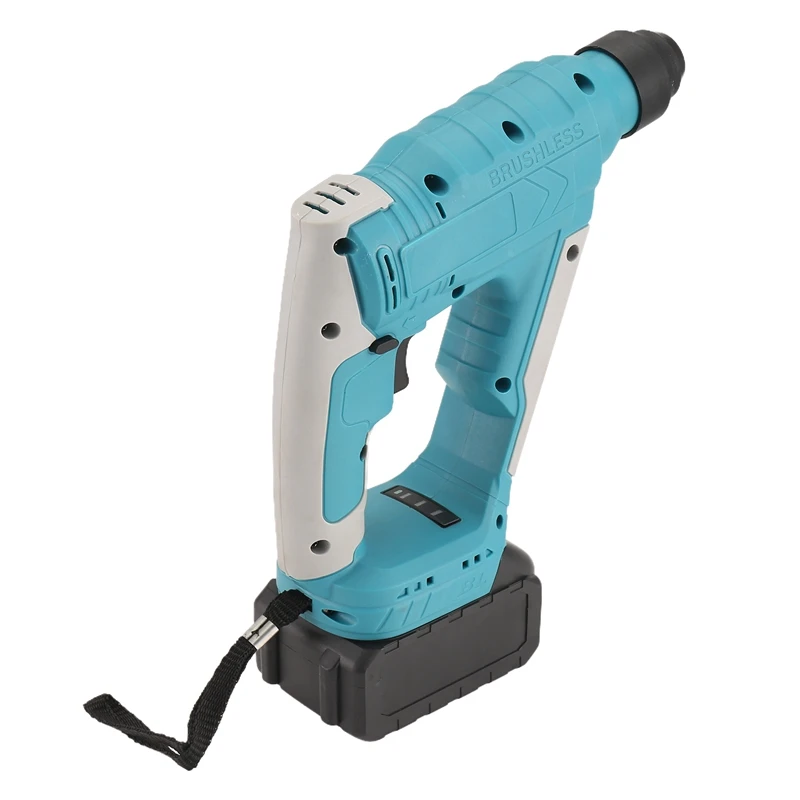 BAAG-taladro percutor sin escobillas, taladro percutor inalámbrico SDS-Plus para mampostería de hormigón, estaciones, martillo de litio doméstico