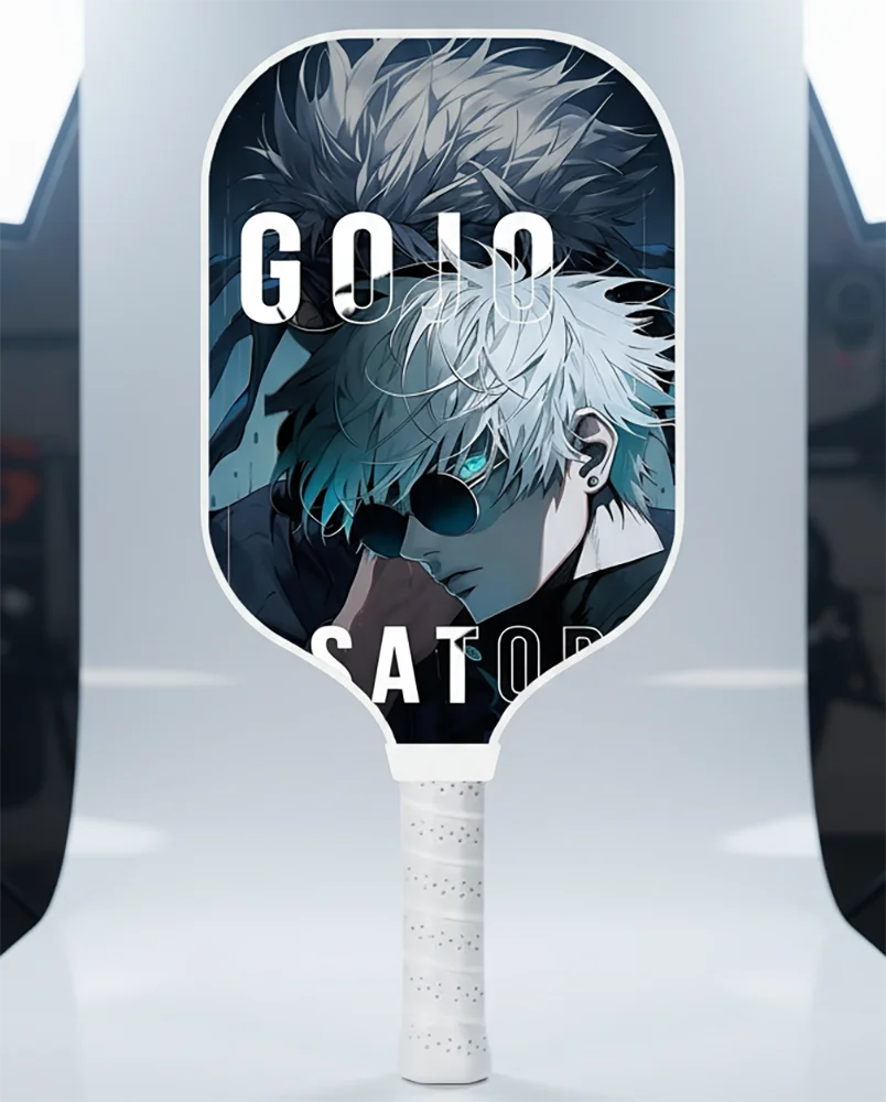 Anime Pickleball Paddle Gojo - تتجه على مضارب TikTok والكربون والألياف الزجاجية - Novice/Advanced/Professional