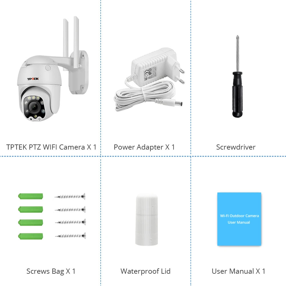 Wi-Fi PTZ IP-камера 5MP 5-кратный оптический зум Wi-Fi Безопасность Наружное видеонаблюдение Скоростная купольная видеокамера Цветная ночная камера