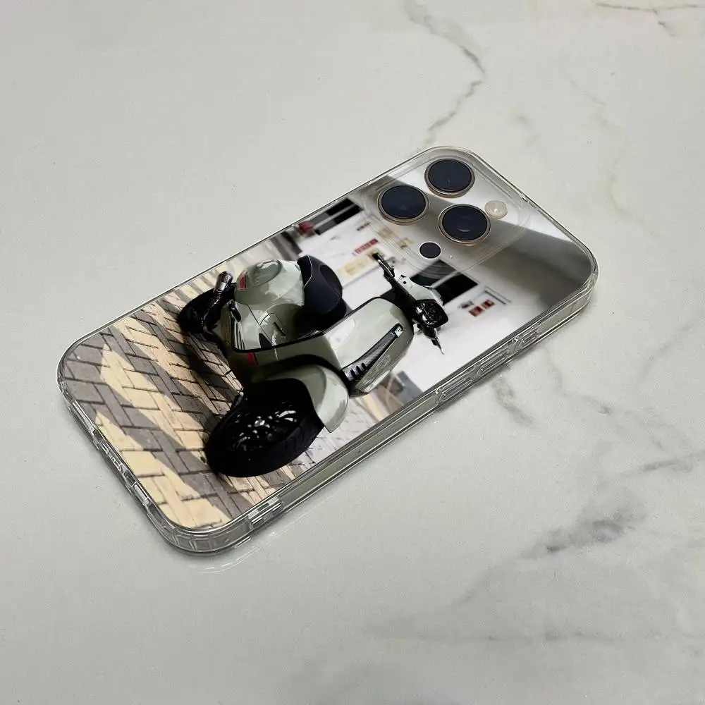 Bike V-Vespa Scooter Moto Phone Case For iPhone 17,16,15,14,13,12,11 Plus,Pro,Max,Plus,E,SE4,Mini Transparent Box - Image 5
