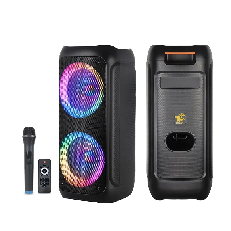 

2010H Latest Boombox speaker Double 10 inch party Speaker Big Subwoofer Speaker With Screen IFeiGift