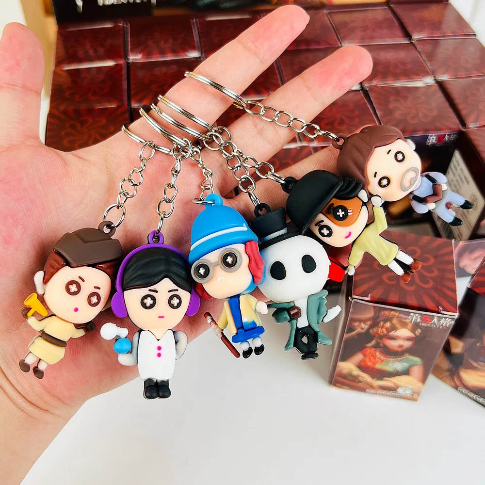 24pcs Cosplay Identity ⅴ Anime Game Figure Doll Keychain Blind Box Pendant Cartoon Doll Mystery Box Gift Wholesale