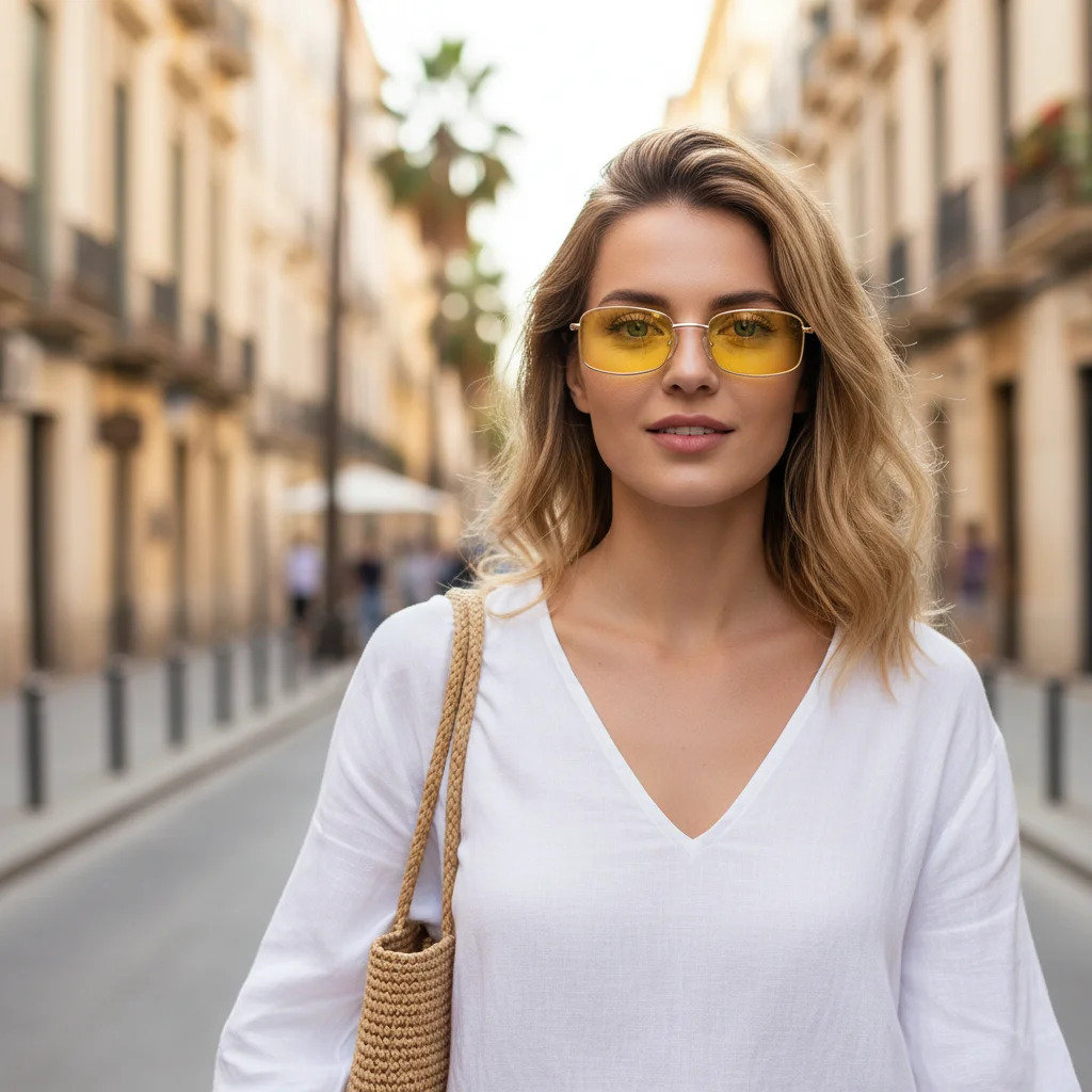 

Classic Eyewear UV400 Metal Sun Glasses Brand Shades Small Oval Women's Sunglasses Vintage Rectangle Sunglasses