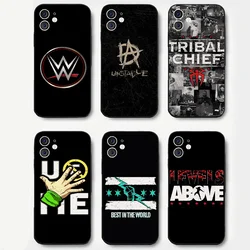 W-WWE Fighting Phone Case Silicone Soft For IPhone 16 15 14 13 12 11 Plus Pro Max Plus