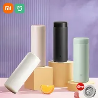 Xiaomi MIJIA Stainless Steel Vacuum Cup 350ml Outdoors Portable Pocket Water Cups Coffee Tea Bottle Sealed Student Thermal Cups