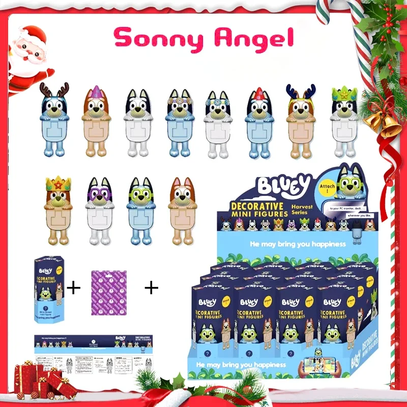 New Blind Box Toy Blue Sonny Angel Yi Doll Decoration Toys Mini Character Mobile Phone Decorations Christmas Gifts Kids Gifts