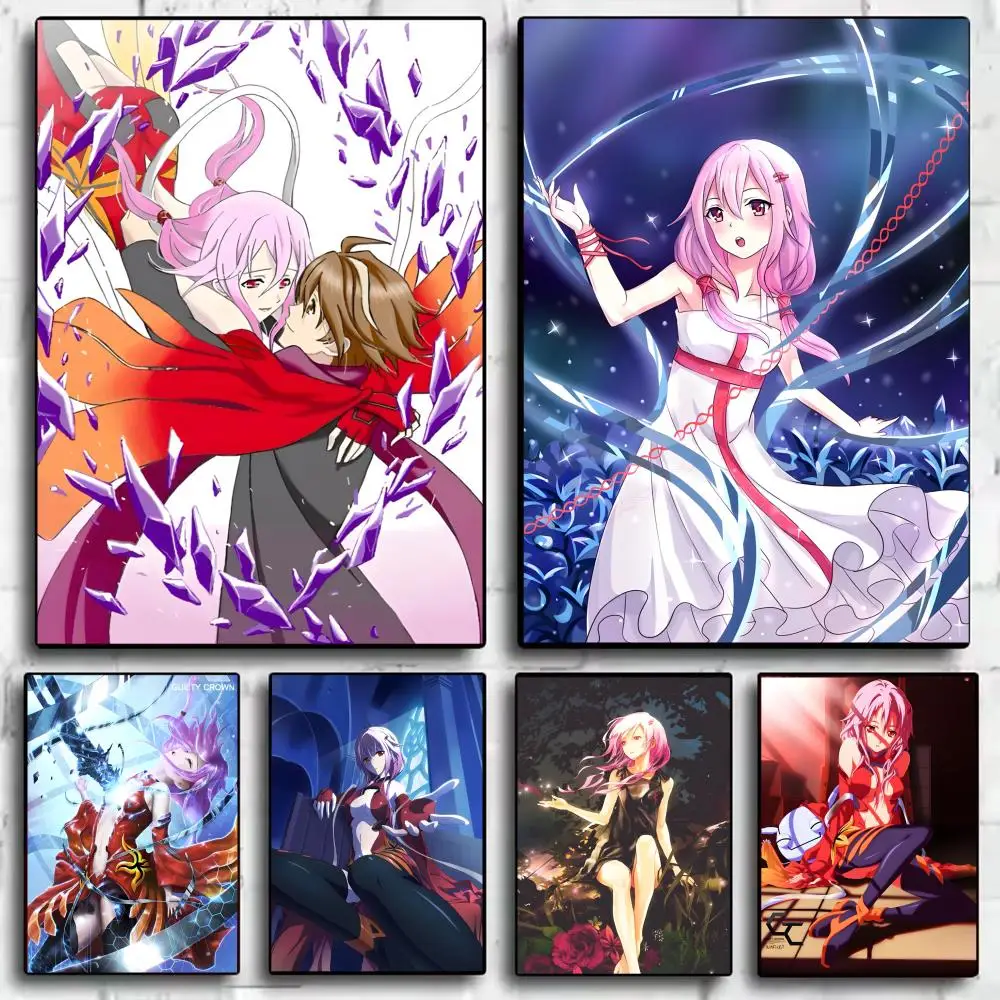 Póster de Anime G-Guilty Crown, pegatina perfecta autoadhesiva para oficina, hogar, cine, decoración artística de pared, regalo elegante