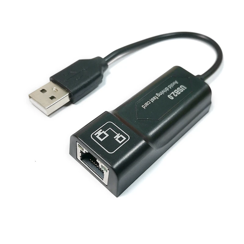 Adattatore USB Ethernet da USB 2.0 a RJ45 10/100 Mbps scheda di rete LAN adattatore di rete USB scheda Lan RJ45 per PC Laptop