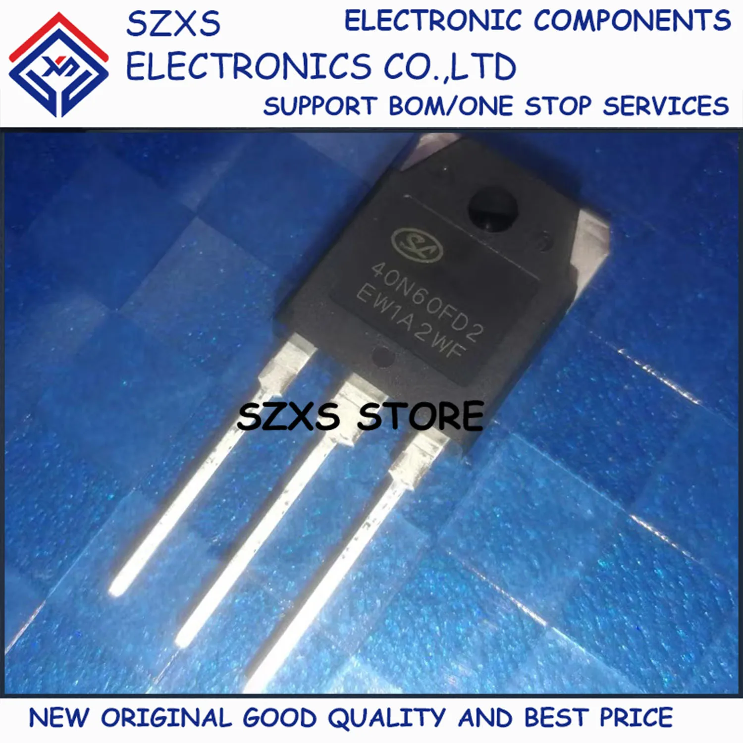 

New Original 10Pcs 40N60FD2 SGT40N60FD2 TO-3P 600V 40A Powerful IGBT Transistor In Stock Electronic Components Good Quality