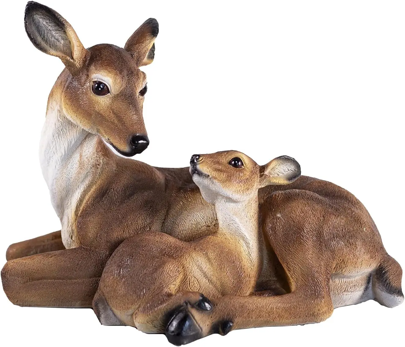 Mother Fawn Deer Statue Garden Outdoor Yard Patio Christmas Gift