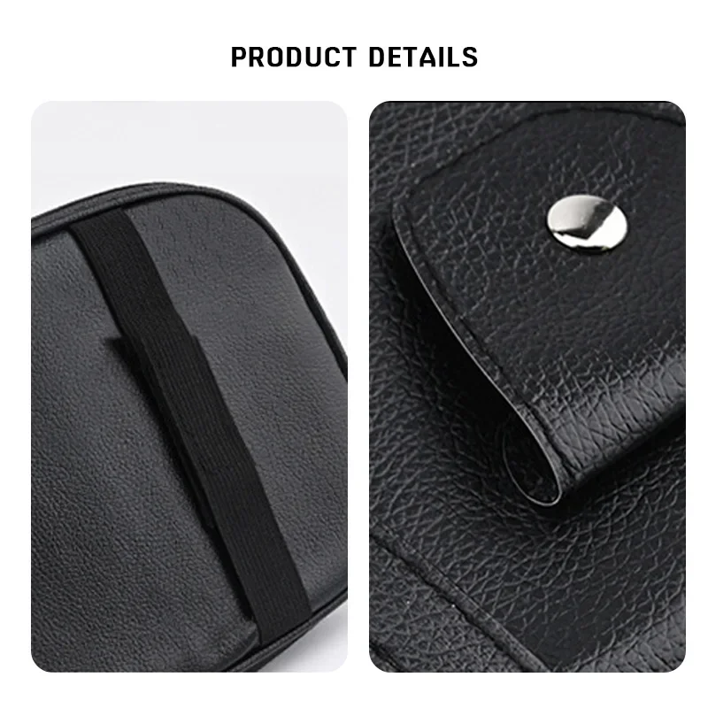 Car Top Storage Bracket Card Organizer Multi-pocket Zipper Auto SUV Storage Pouch Bills Holder Car Accessories Interior Gadget