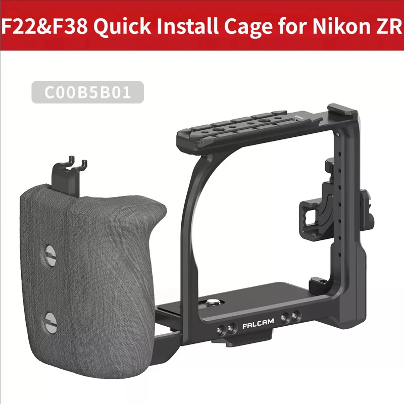 FALCAM officiële F22&F38 Quick Camera Cage KIT voor Sony A7M5/4/A7C2/FX30/FX3, Canon C50/R63, Nikon ZR/Z63, LUMIX S5, DJI Pocket3