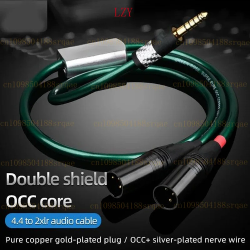 

HIFI 4.4mm Balanced Male to Dual 2xlr 3pin XLR Balanced Male Audio Adapter Cable