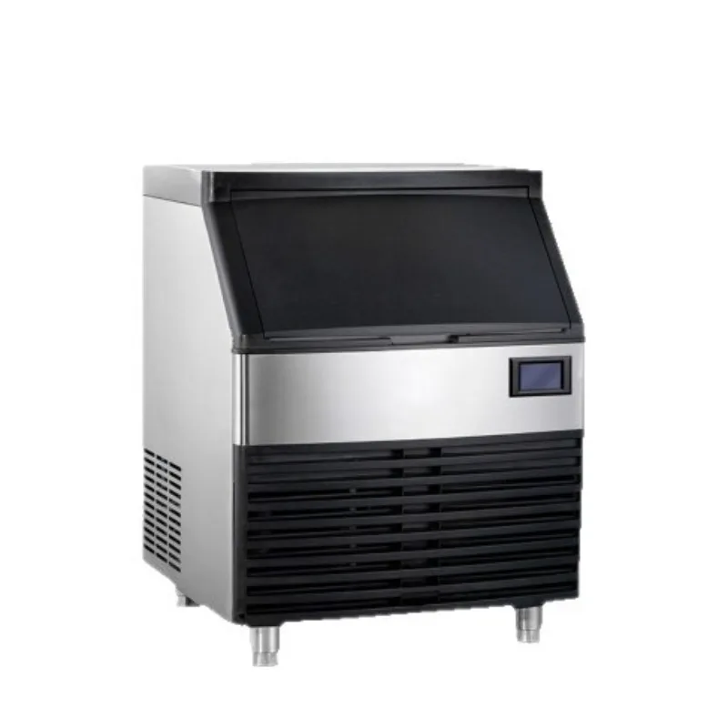 Automatic ice machine, vertical large-scale commercial large-scale ice granulator, milk tea shop ice cube making machine