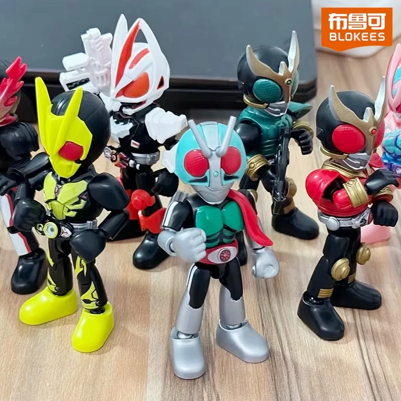 

Hot Official BLOKEES Kamen Rider Starlight V1 Xross Saber Blind Box Movable Building Block Figure Assemble Model Collect Gift