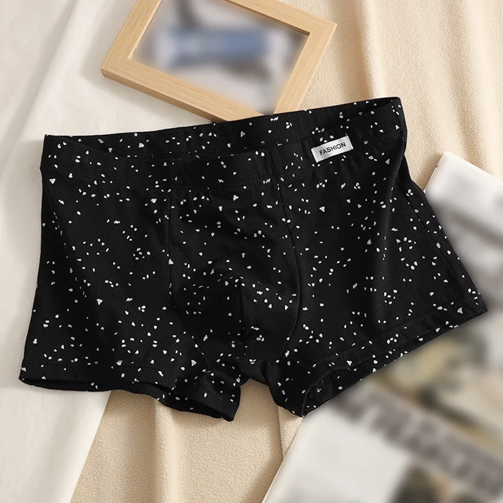 

Black Breathable Boxer Shorts Breathable Soft Underwear Underwear Homewear Use M-2XL Size Range 5 Spandex 95 Polyester