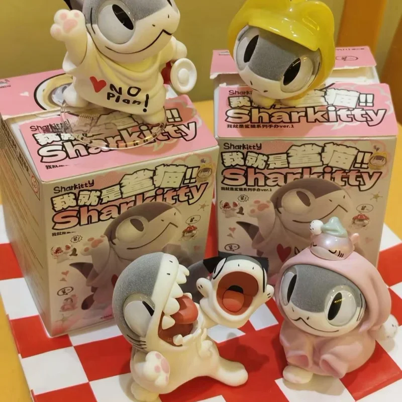 

Аутентичная серия Daydream Kawaii Sharkitty, слепая коробка, Коллекционная фигурка, милая кукла, украшение, подарок на день рождения, экшн-игрушки, фигурки