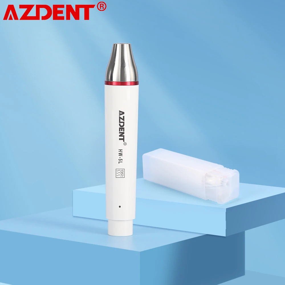 

AZDENT 2023 New Dental Ultrasonic Piezo Scaler Handpiece LED Light Fit for Woodpecker EMS 135℃ High Temperature Sterilization