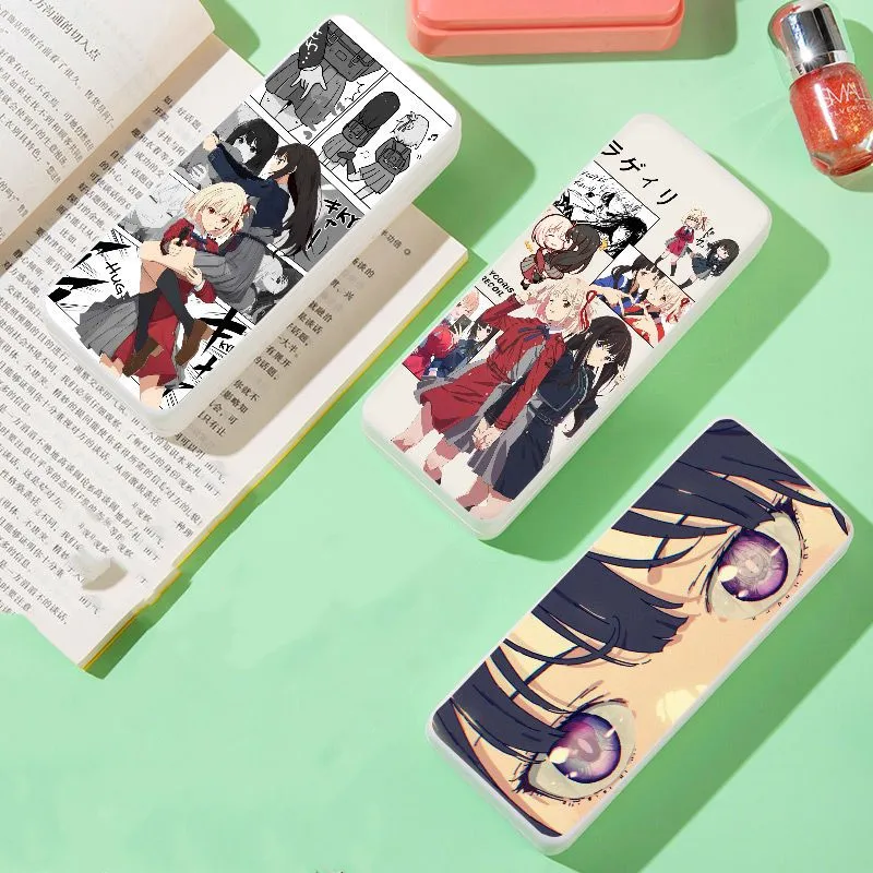 

Chisato Nishikigi Eyewear Cases Anime LycorisRecoil Sunglasses Hard Case for Women Print Men Glasses Storage Box Eyeglass Cases