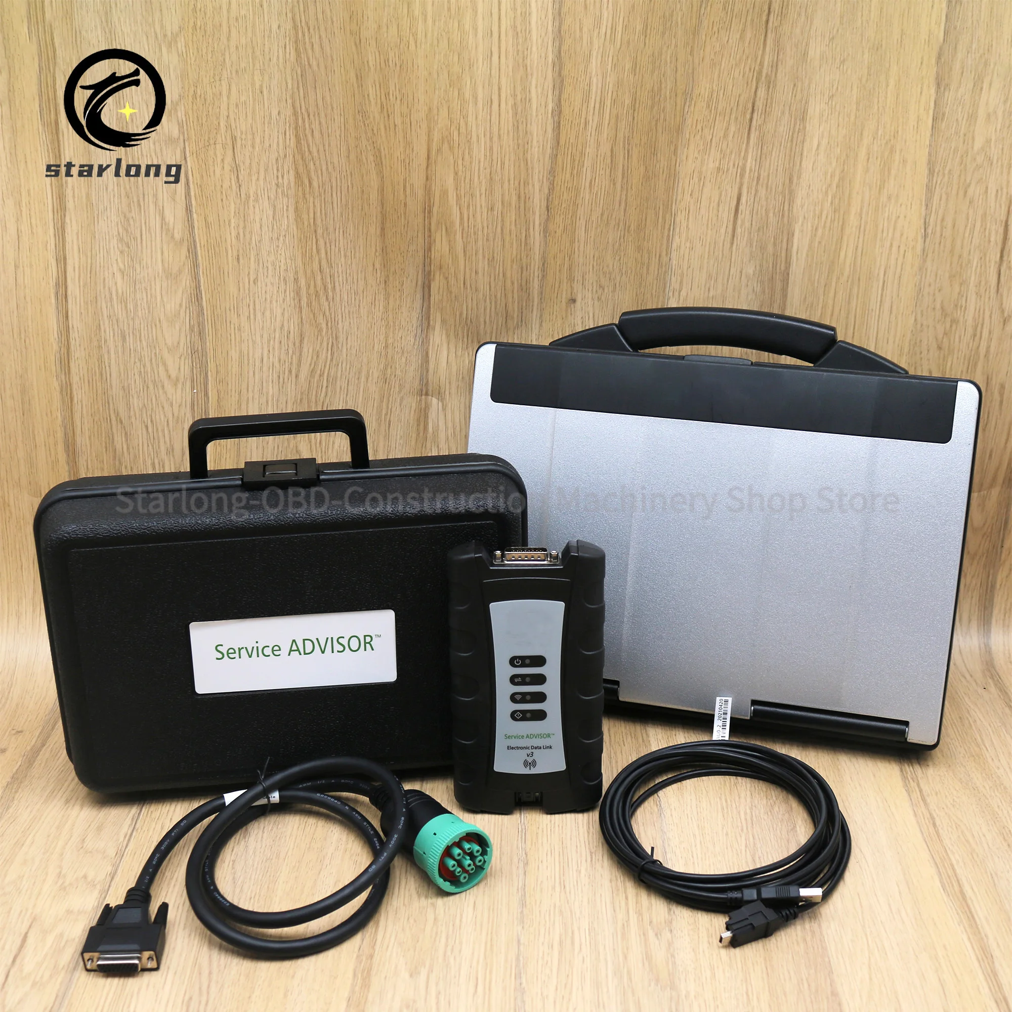 

V5.3 Electronic Data Link EDL V3 Диагностический адаптер Сервисный EDL v3 Advisor construction Сельскохозяйственный диагностический инструмент