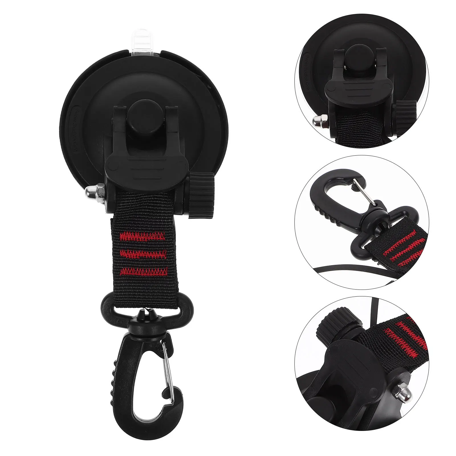 1 قطعة خطاف لاصق الخيمة الثقيلة سيارة قماش القنب تأمين التخييم اكسسوارات التعادل أسفل سيارة شفط الكؤوس هوك اكسسوارات التخييم #4