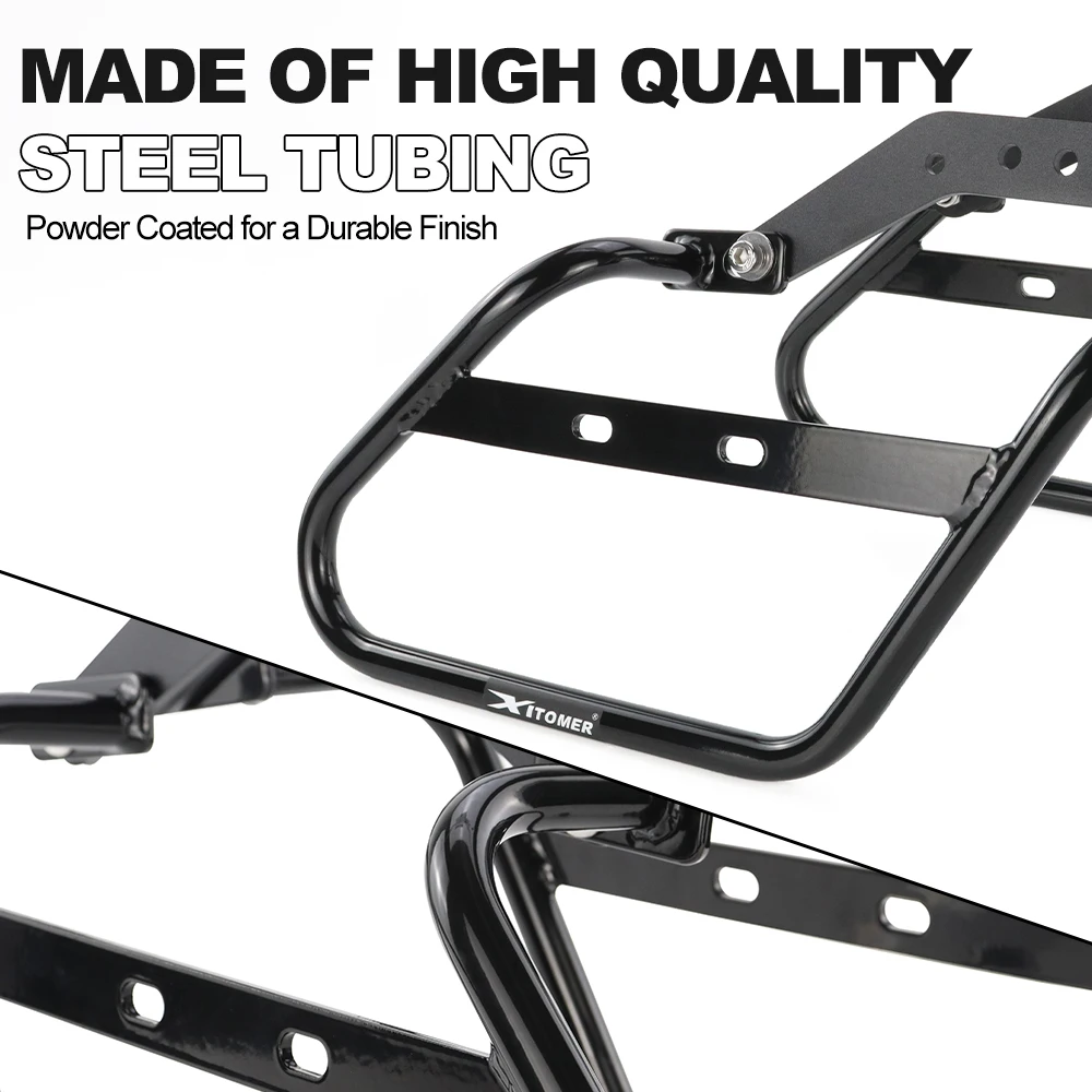 Porte-bagages latéraux pour moto Harley Davidson V-ROD 2012 2013 – 2017, Support de sacoche latérale, Support de sac de coffre