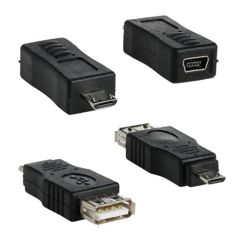 Y1UB 10 Pcs OTG 5 Pin for M Changer Adapter Micro USB Connector for Computers Lapto