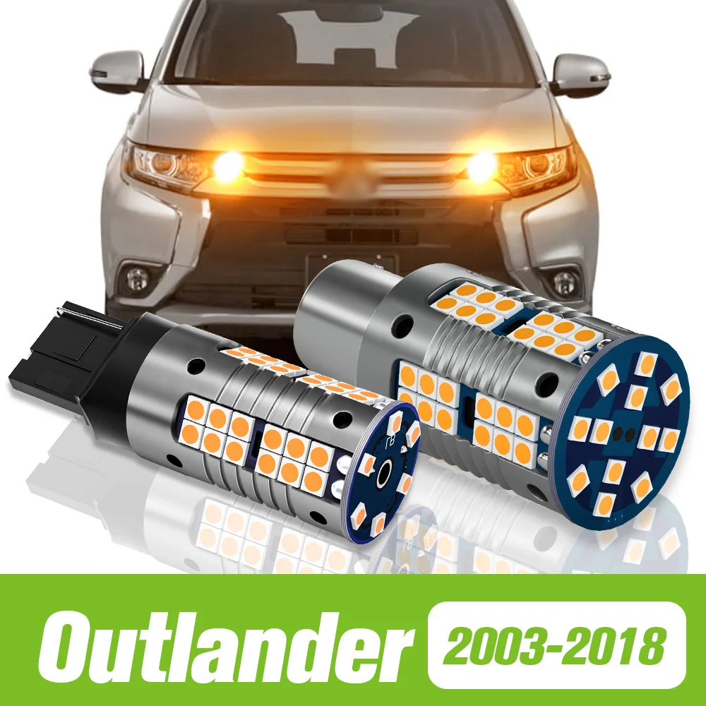 

2pcs For Mitsubishi Outlander 2003-2018 LED Turn Signal Light Turning Lamp 2006 2007 2008 2010 2011 2013 2014 2015 Accessories