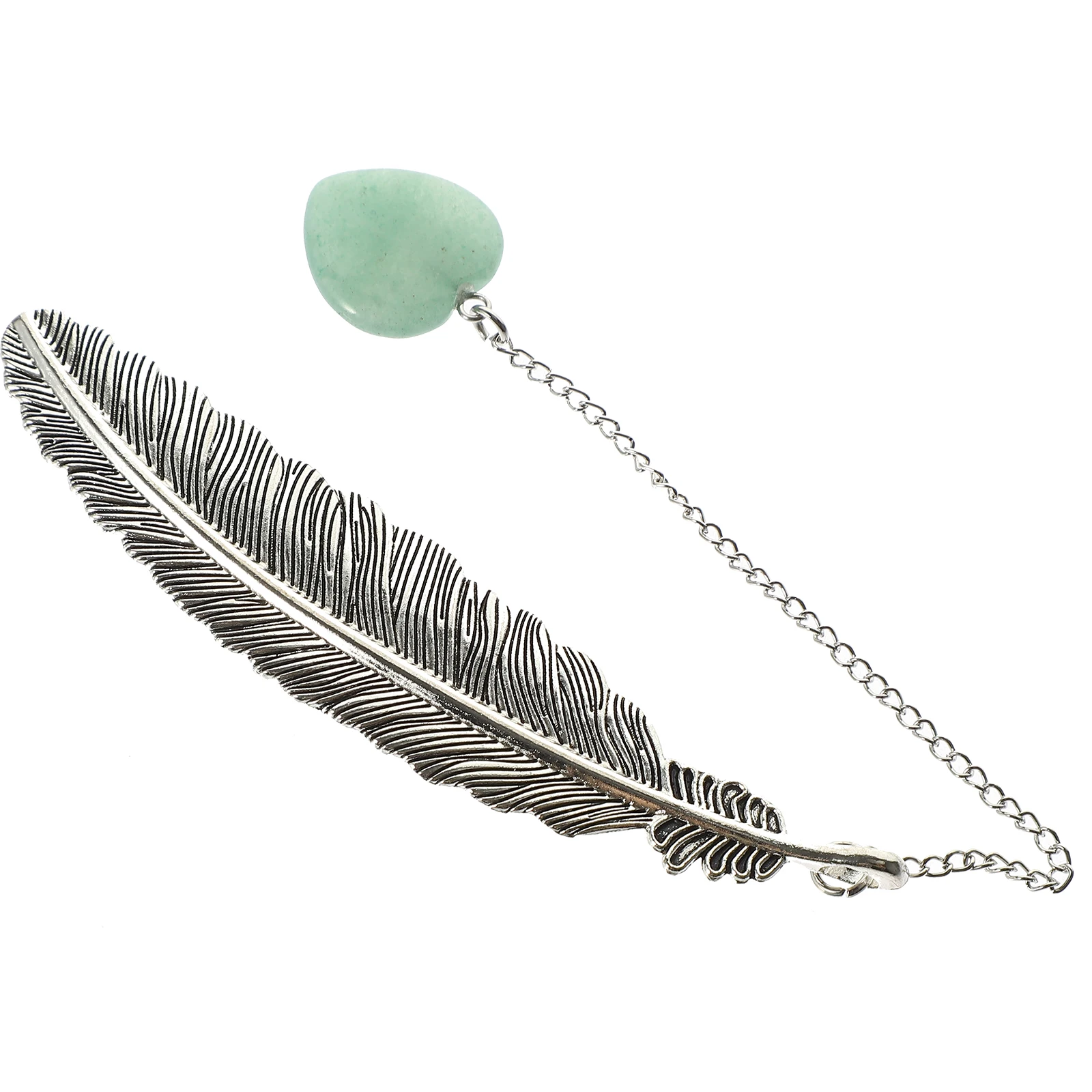 

Crystal Pendant Bookmark Metal Design Lightweight Elegant Retro Bookmarks Reading Chain Page Marker Gift Girls