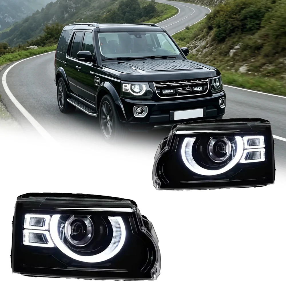 Neue LED-Scheinwerfer, Upgrade-Modifikation für Land Rover Discovery 4 Scheinwerfer 2010-2017, dynamische Blinker, Autozubehör