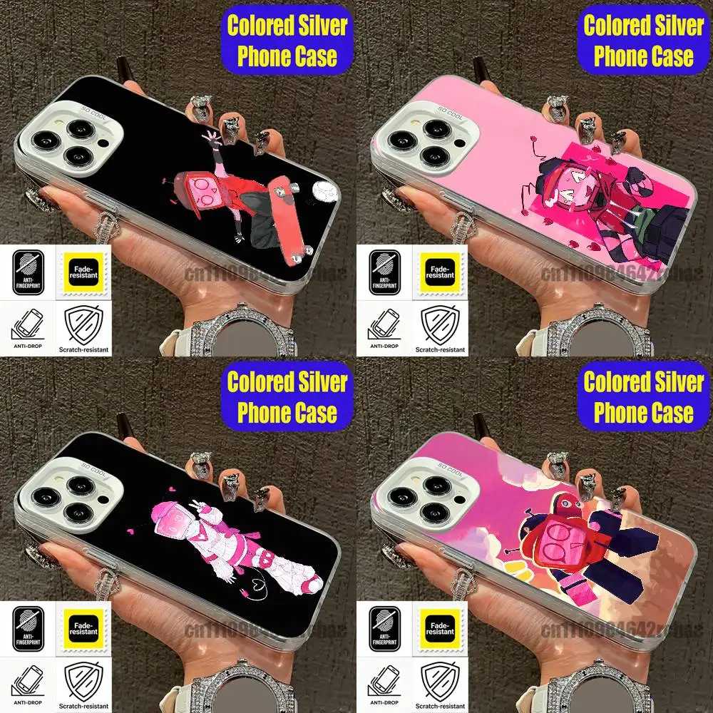 

For VEE V-Veeronica Phone Case iPhone 15,17,11,14,13,16,12,E,Max,Plus,Air,Pro,Mini Custom Color Silver Cover