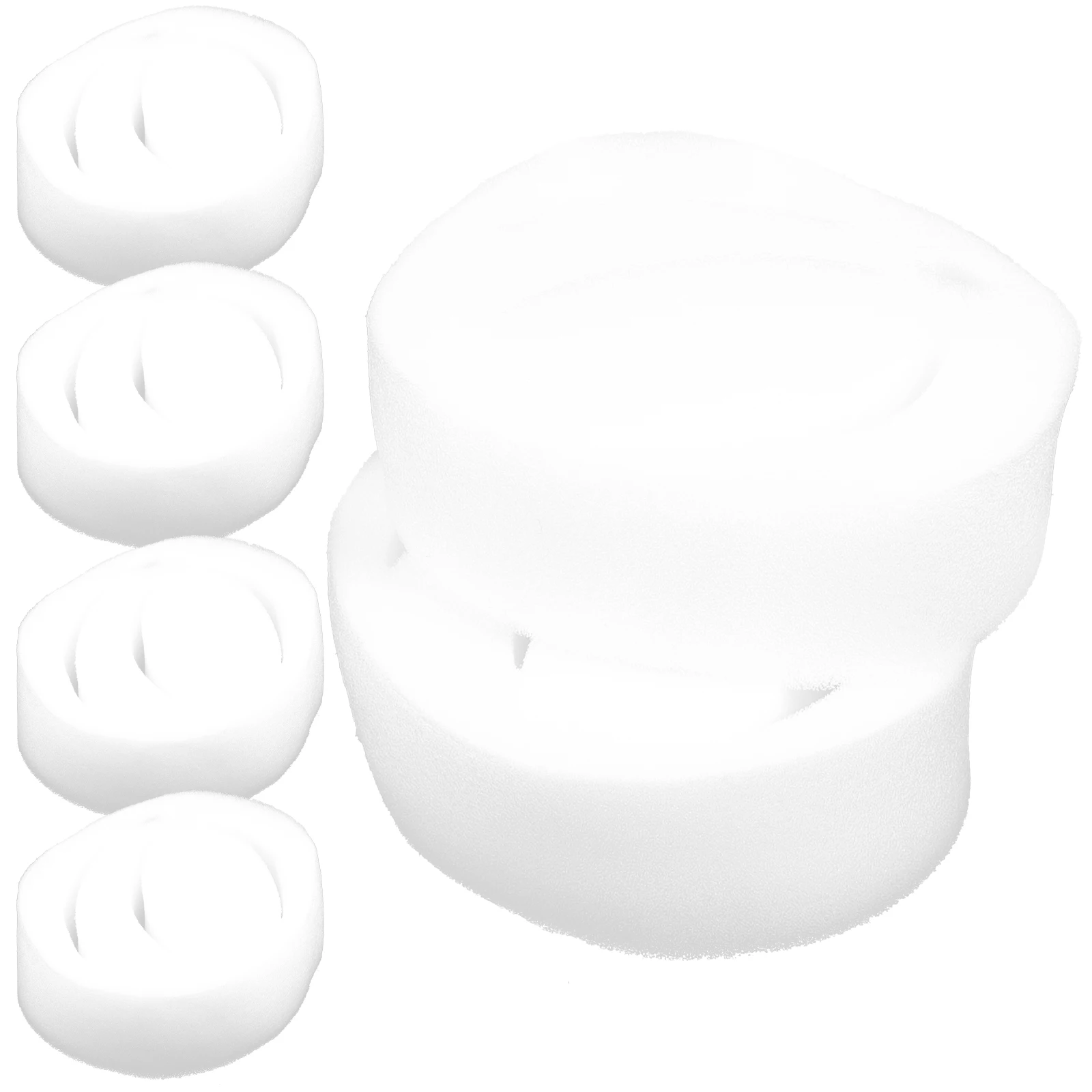 

6pcs Lotus-shaped Oil Absorption Sponges Absorbing Sponge High Efficiency Swimming Pool Filter Reusable Cleaning Tool