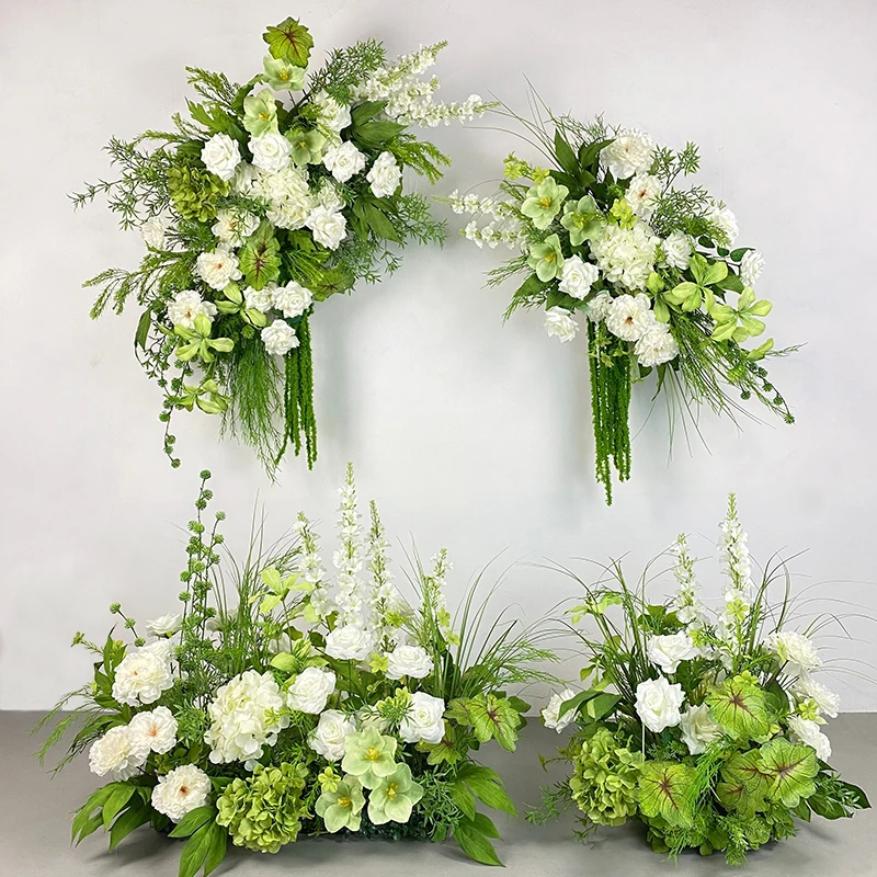 

Wedding floor row flower forest series window landscaping arrangement t stage wedding stage flower arrangement road lead Monet g