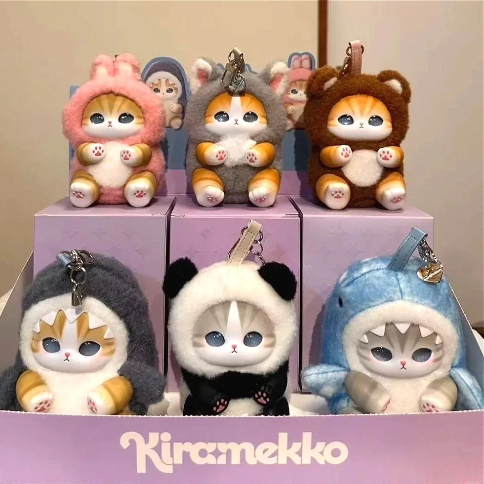 

Mofusand виниловая серия слепая коробка акула кошка аниме фигурка Guess Bag милая кукла Mystery Box коллекция украшений подарок-сюрприз